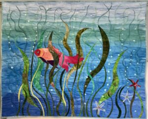 Art quilt, To the sea