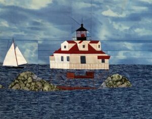 Thomas Point lighthouse quilt pattern