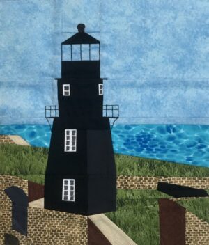 Garden Key lighthouse quilt block