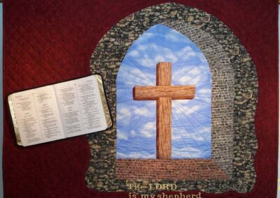 Christian cross quilt