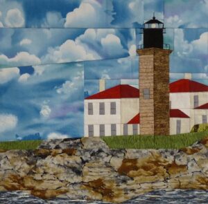 Beavertail lighthouse quilt block