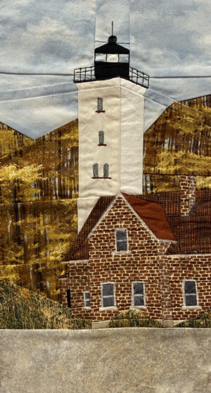 Presque Isle, PA lighthouse quilt block