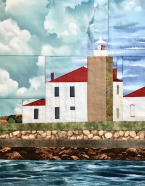 Watch Hill lighthouse quilt block