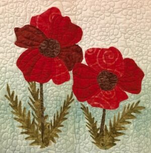 Poppies quilt pattern