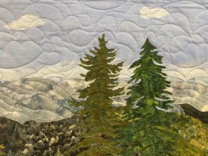 Detail of Smoky Mountain quilt