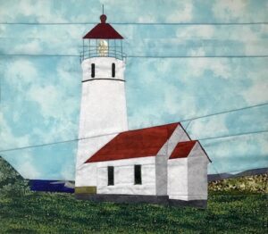 Cape Blanco lighthouse quilt block