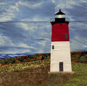 Nauset lighthouse quilt block