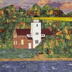 Forty Mile lighthouse quilt block
