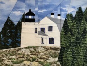 Bear Island lighthouse quilt pattern