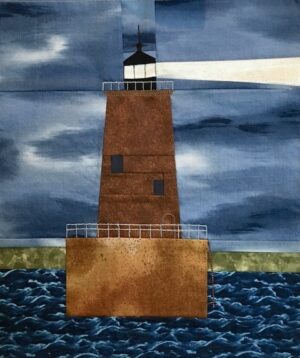 Bloody Point lighthouse quilt block