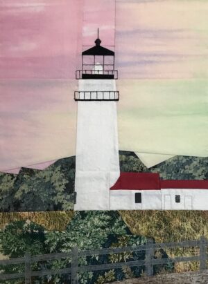 Highland lighthouse quilt block