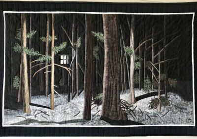 Light in the forest quilt