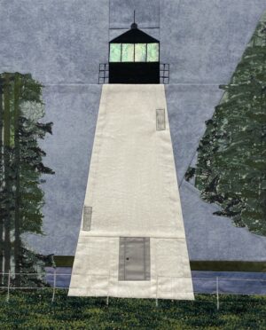 Concord Point lighthouse quilt block