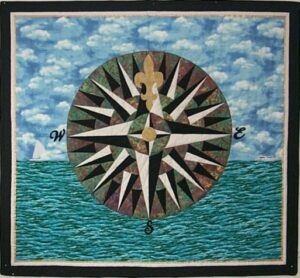Art quilt, Mariners compass