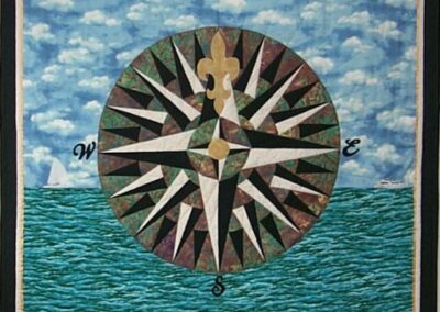 Art quilt, Mariners compass