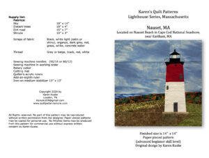 Nauset quilt pattern cover