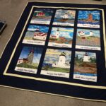 Maine lighthouses quilt
