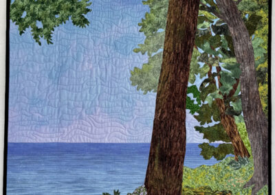Lake Erie art quilt